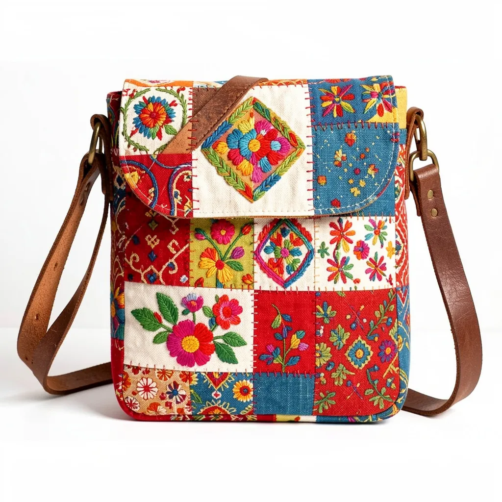 Handmade crossbody bag